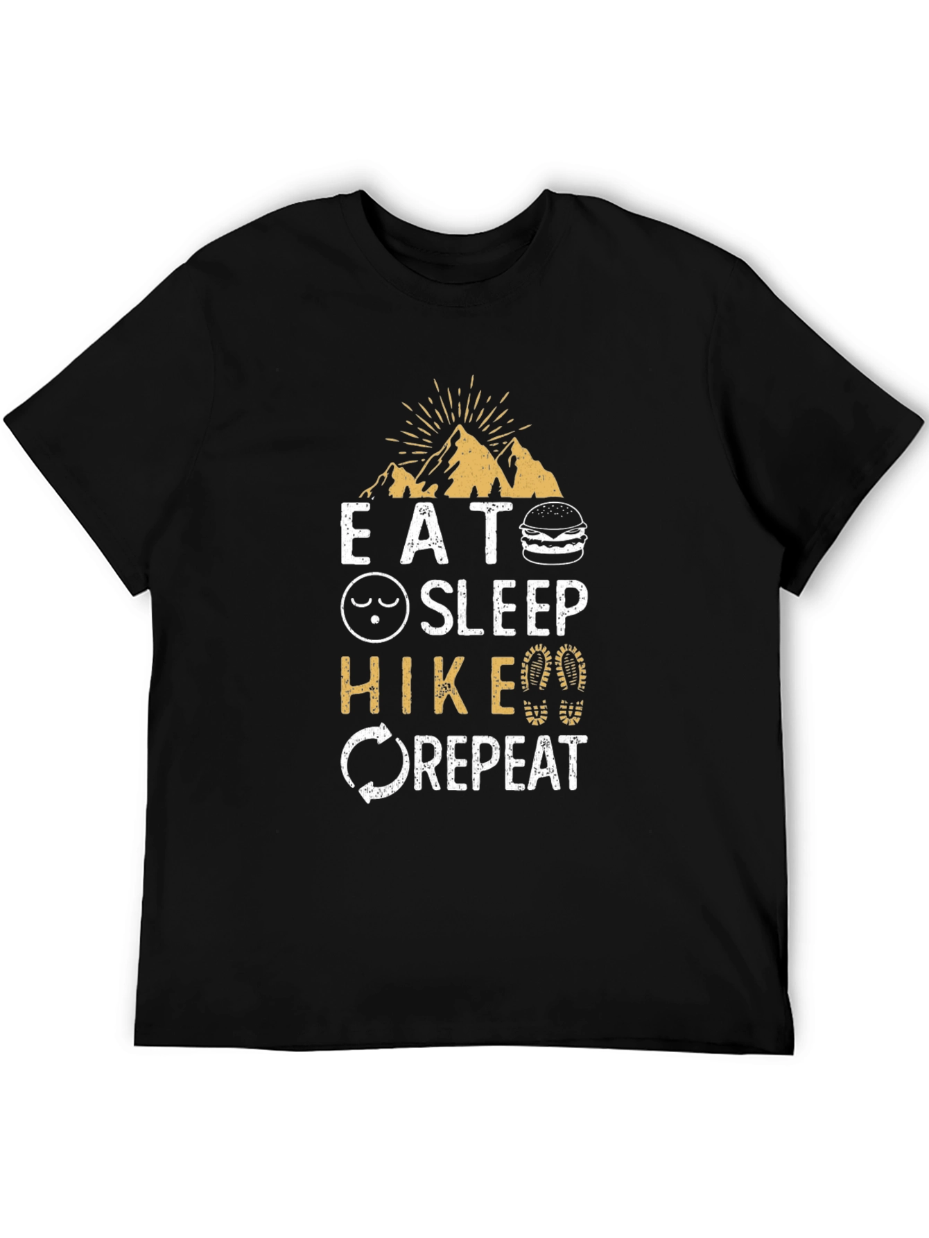 Eat Sleep Hike Repeat Graphic Tee - Adventure Time!