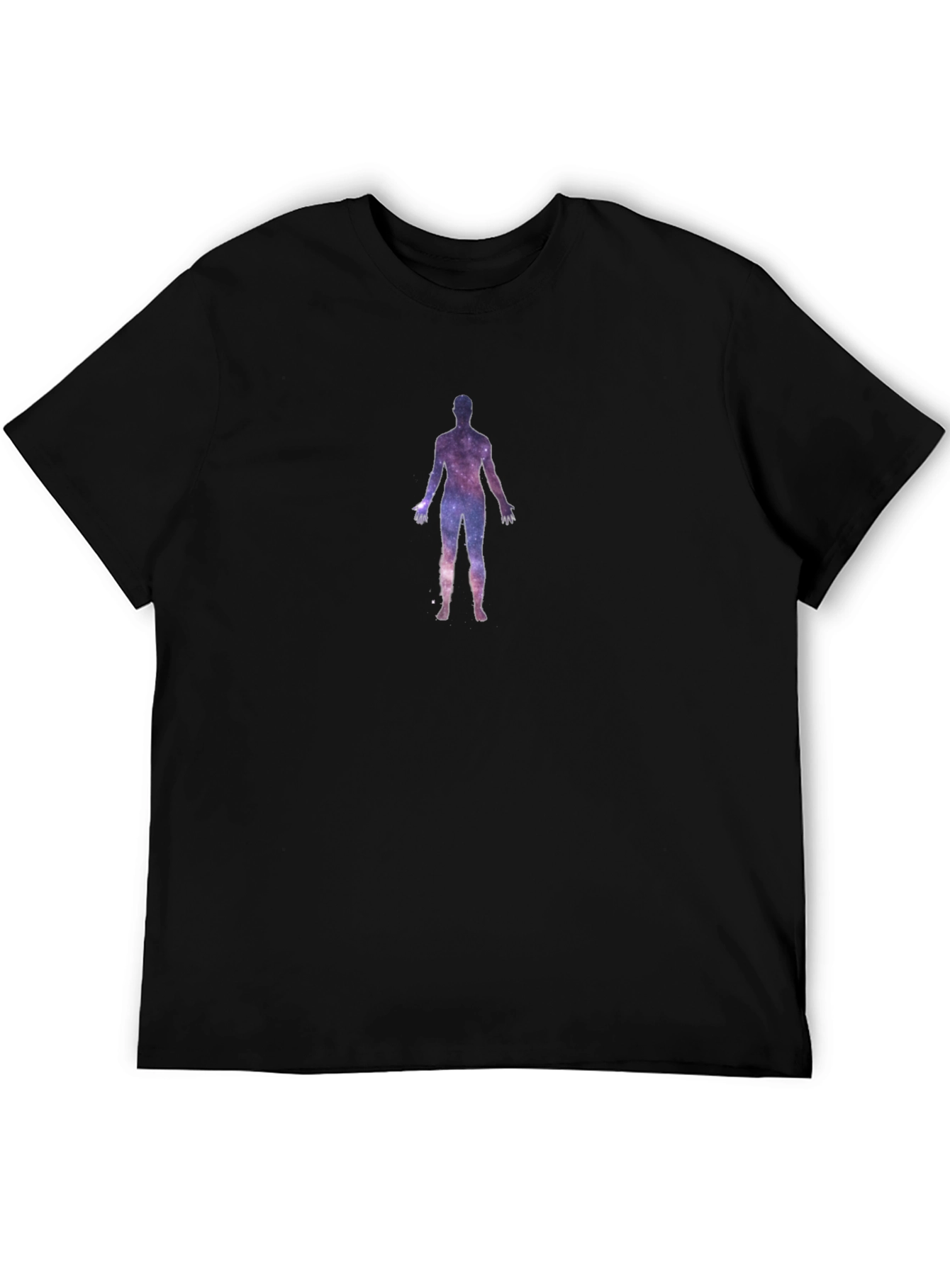 Galaxy Man Black T-Shirt