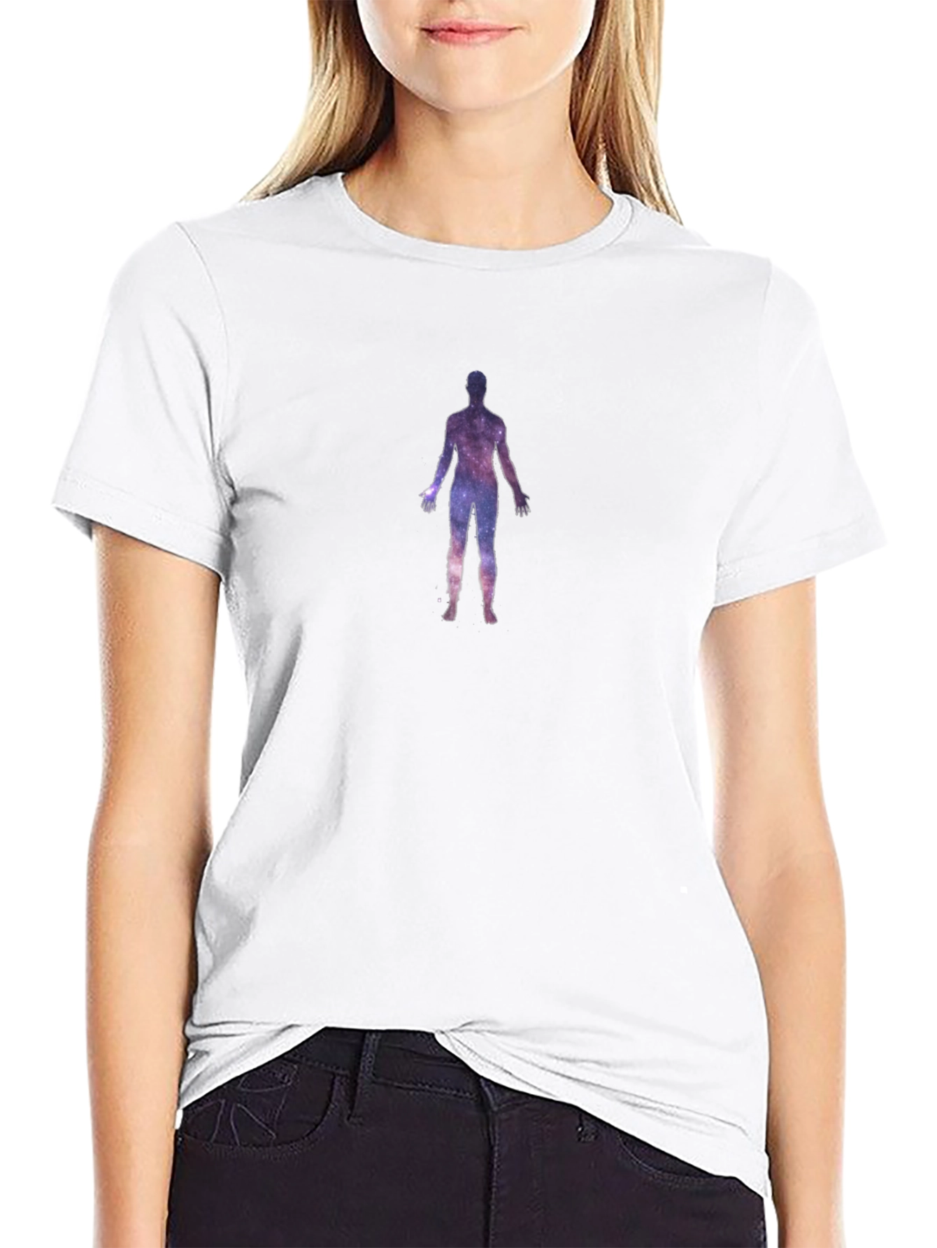 Galaxy Man Black T-Shirt