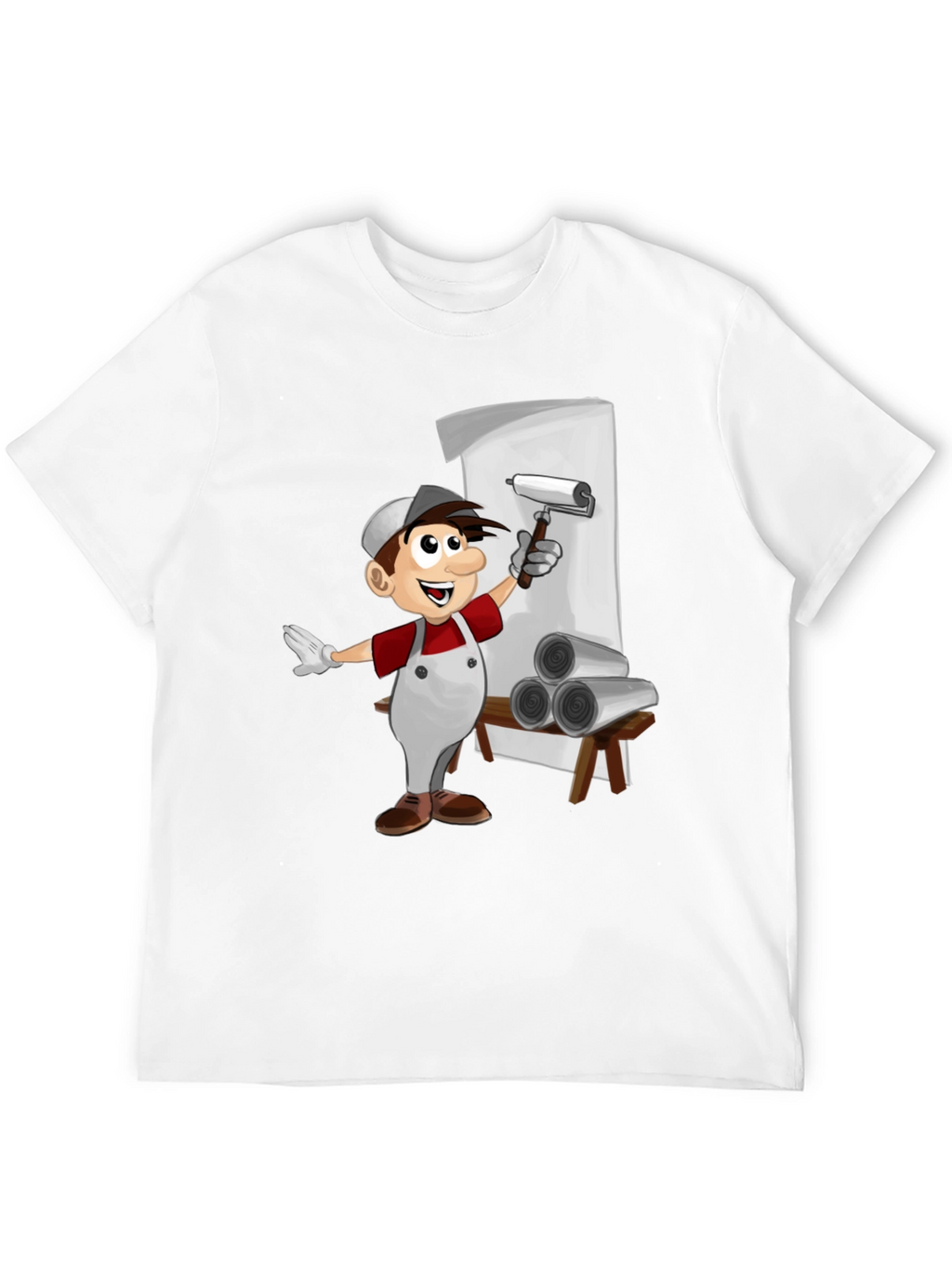 Painter Cartoon T-Shirt - Fun Graphic Tee