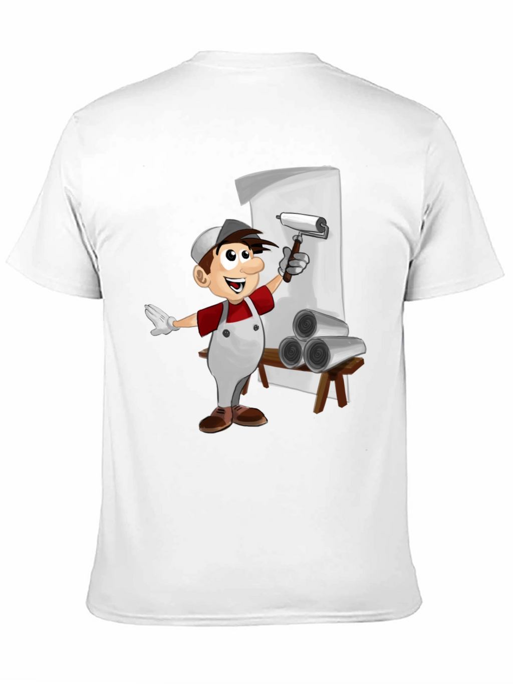 Painter Cartoon T-Shirt - Fun Graphic Tee