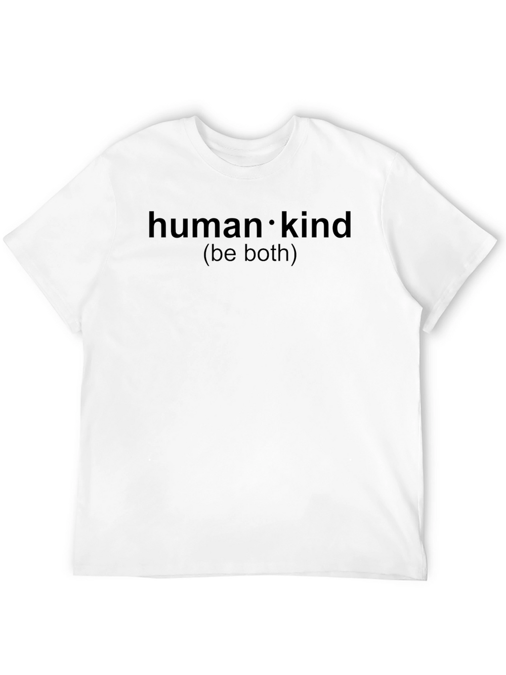 Human Kind Be Both Black Tee