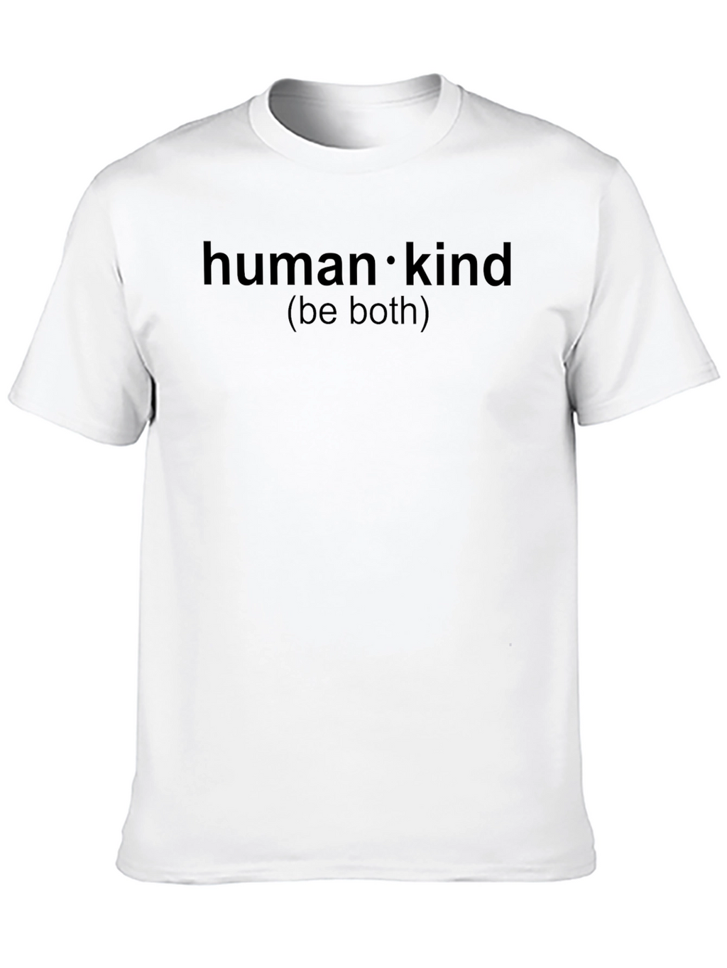 Human Kind Be Both Black Tee