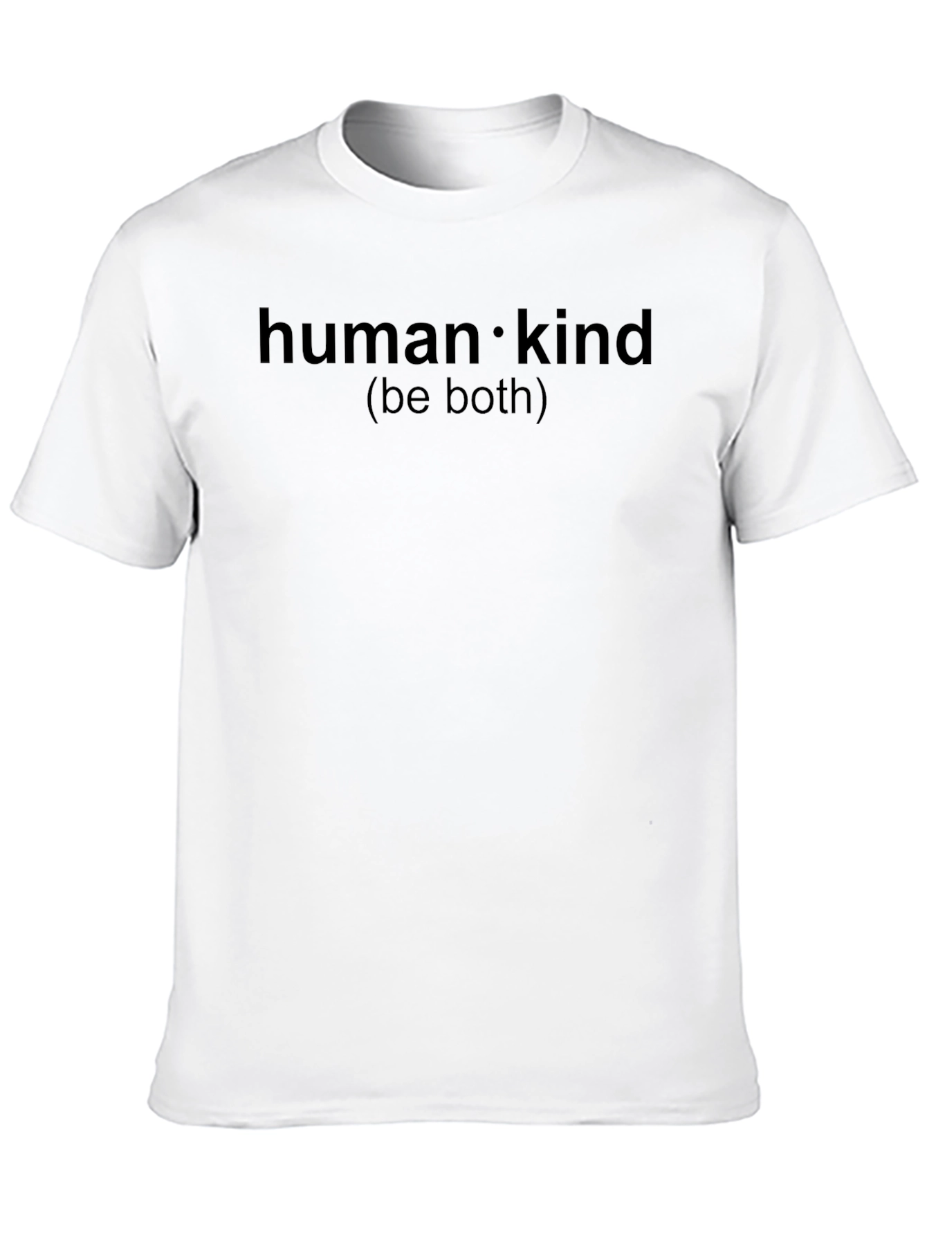 Human Kind Be Both Black Tee