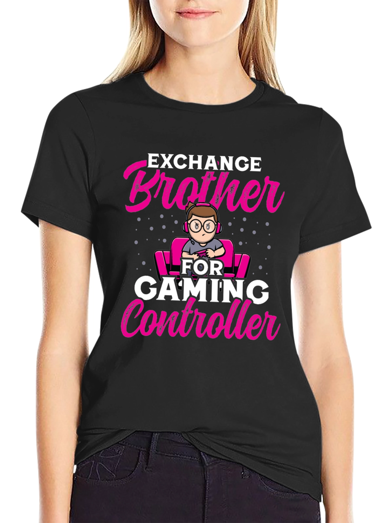 Exchange Brother for Gaming Controller T-Shirt