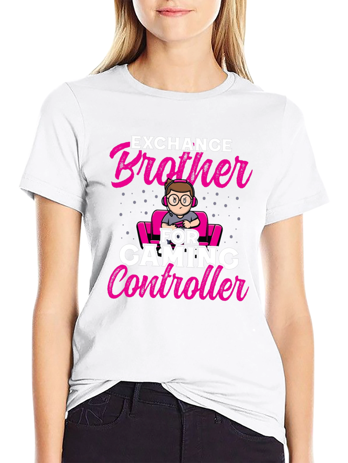 Exchange Brother for Gaming Controller T-Shirt