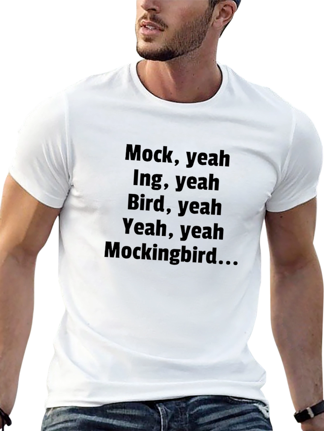 Mockingbird Lyric T-Shirt - Black