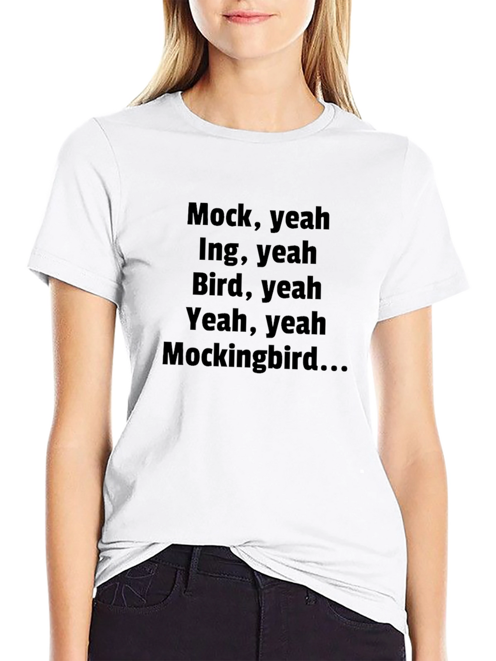 Mockingbird Lyric T-Shirt - Black