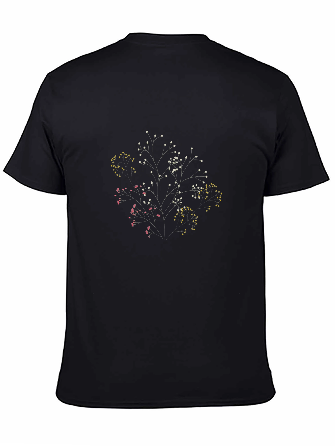 Floral Branch Graphic T-Shirt - Modern Minimalist Design