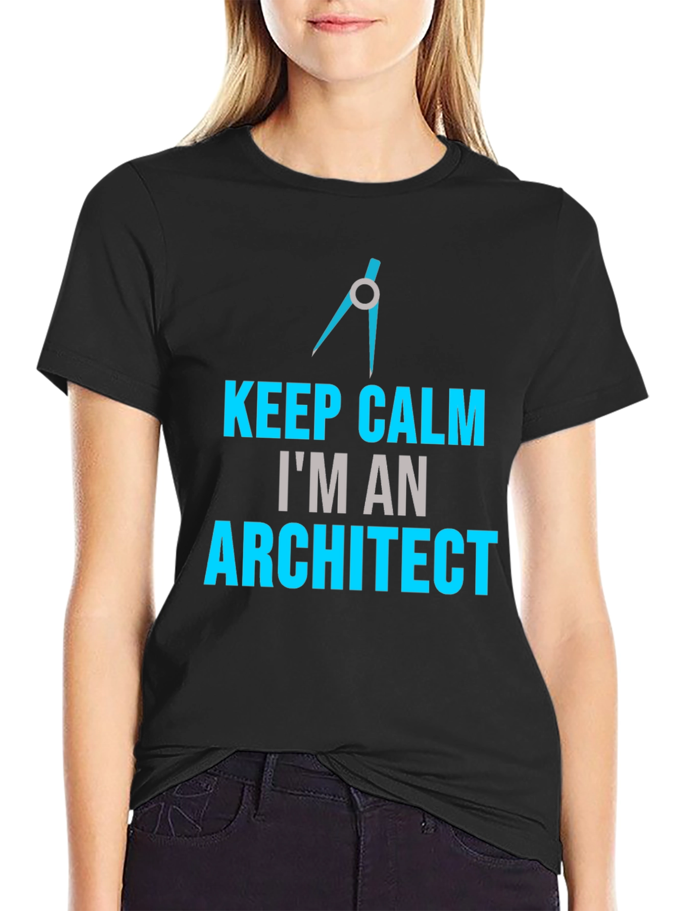 Keep Calm Im an Architect T-Shirt - Black Graphic Tee