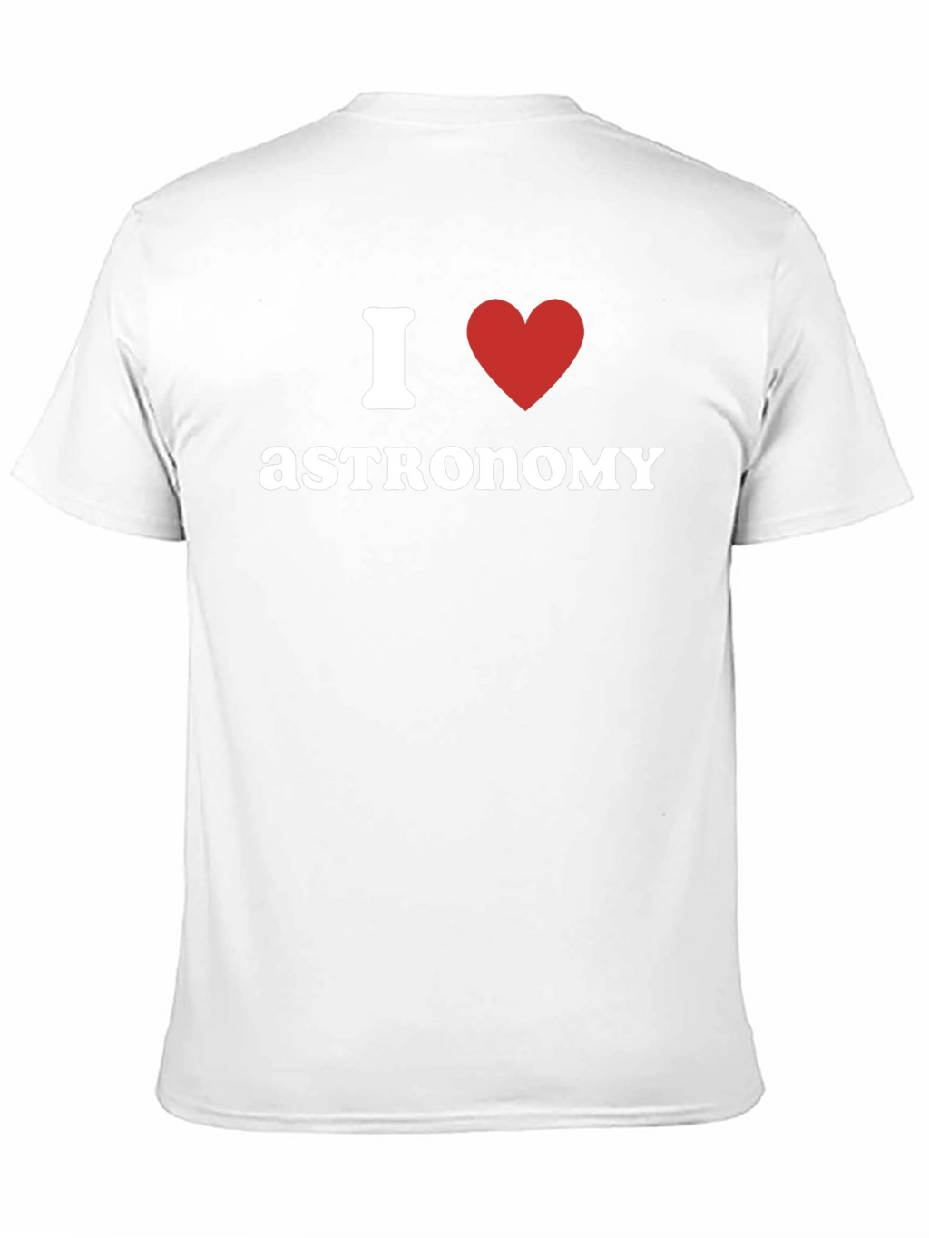 I Love Astronomy Black T-Shirt