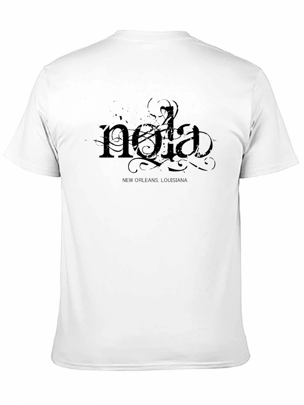 Nola New Orleans Louisiana Black T-Shirt