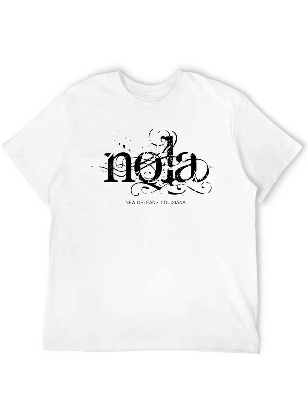 Nola New Orleans Louisiana Black T-Shirt