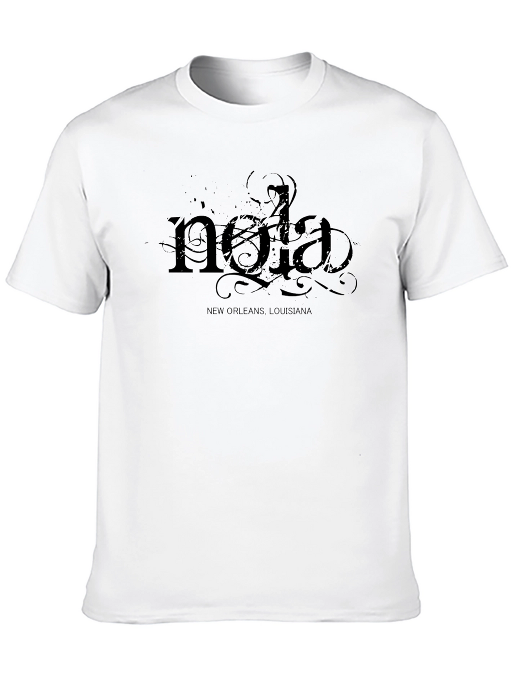 Nola New Orleans Louisiana Black T-Shirt