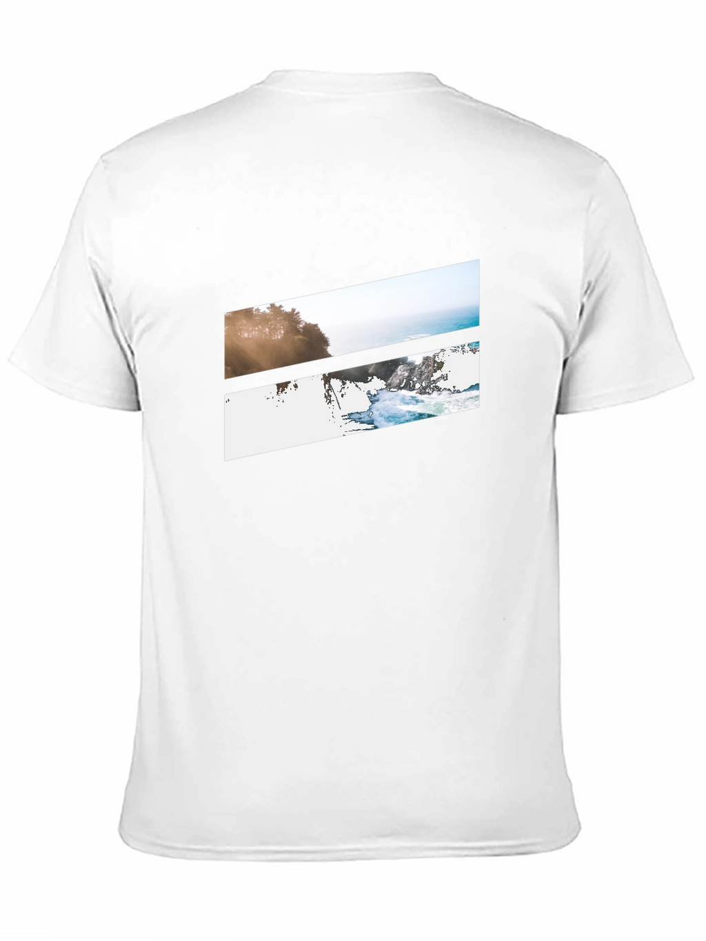 Ocean Vista Graphic Tee - Black