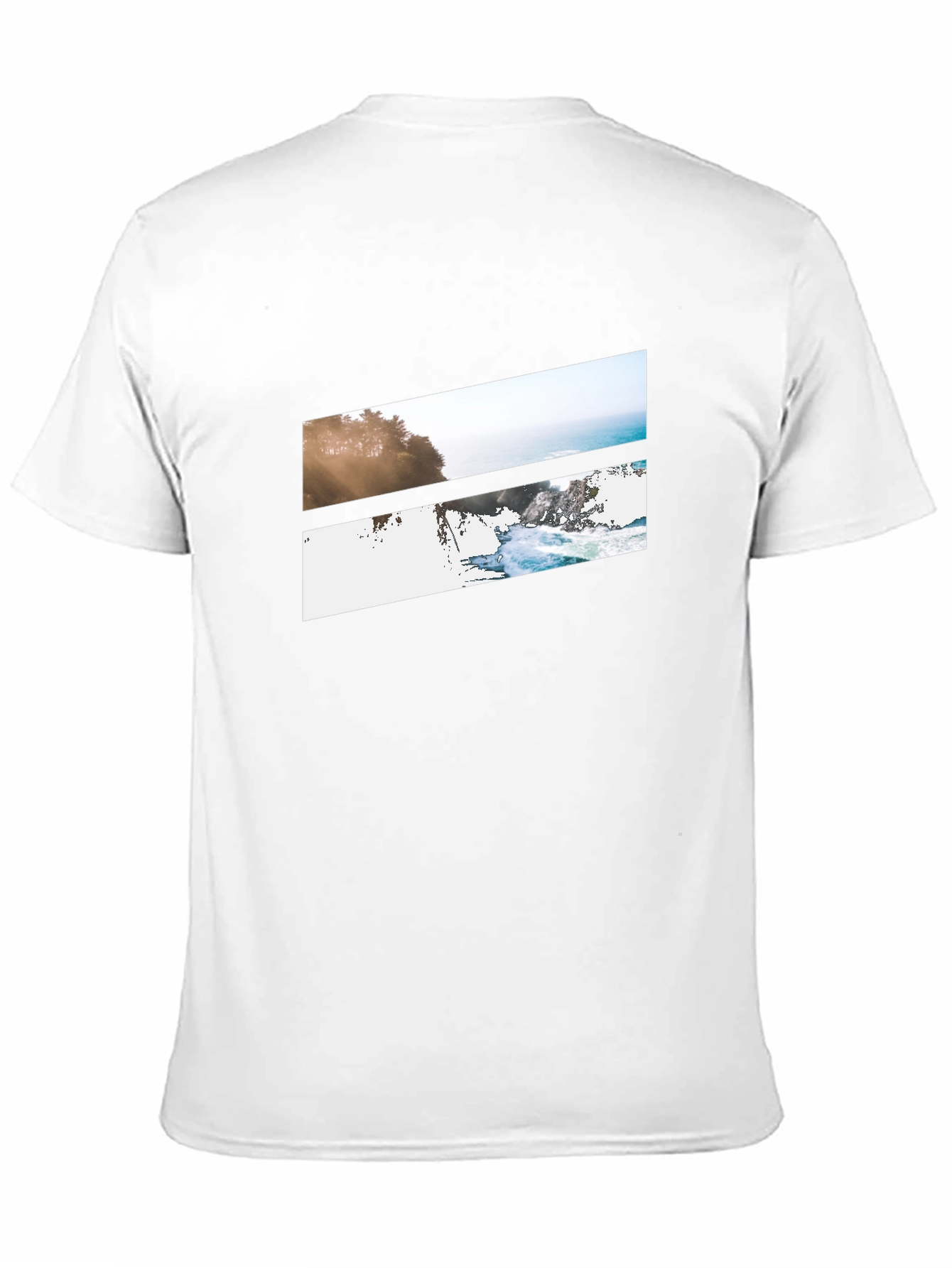 Ocean Vista Graphic Tee - Black