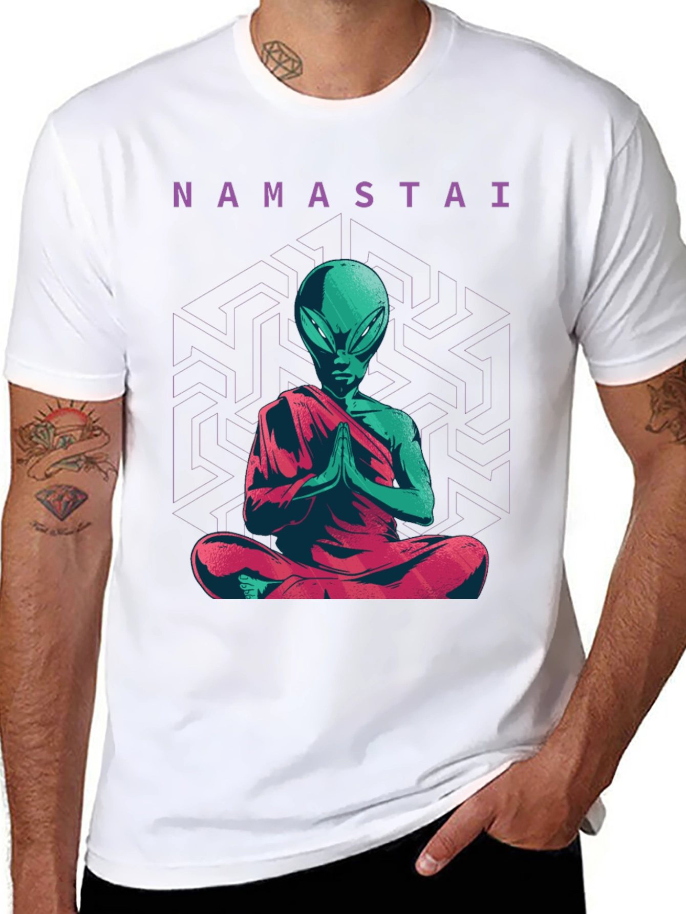 Namastai Alien Meditation T-Shirt