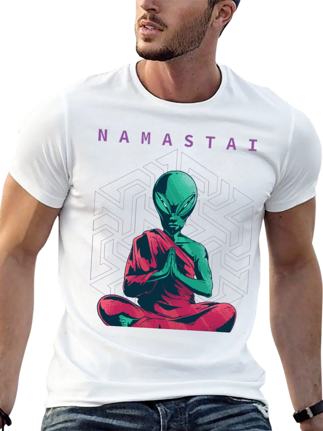 Namastai Alien Meditation T-Shirt
