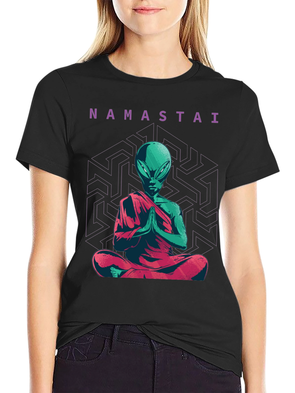 Namastai Alien Meditation T-Shirt