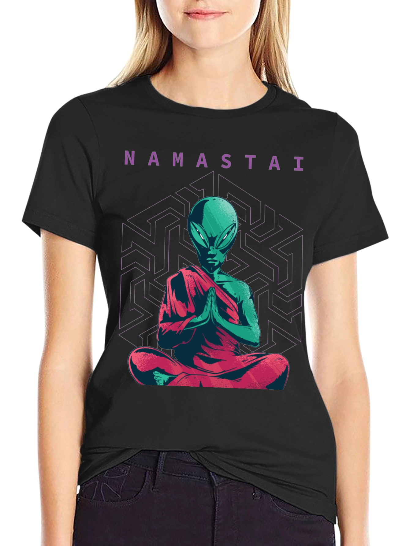 Namastai Alien Meditation T-Shirt