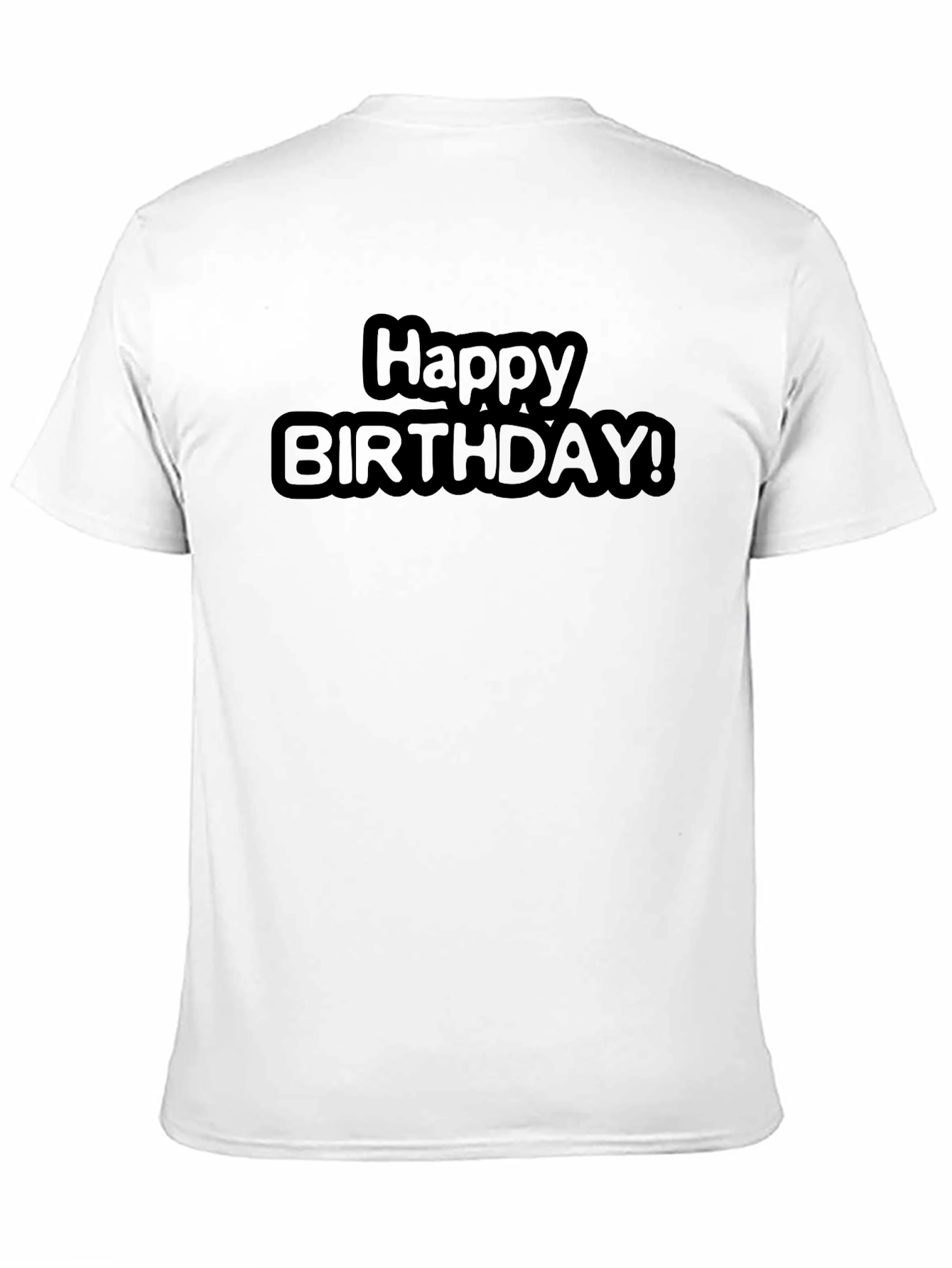 Happy Birthday Black T-Shirt