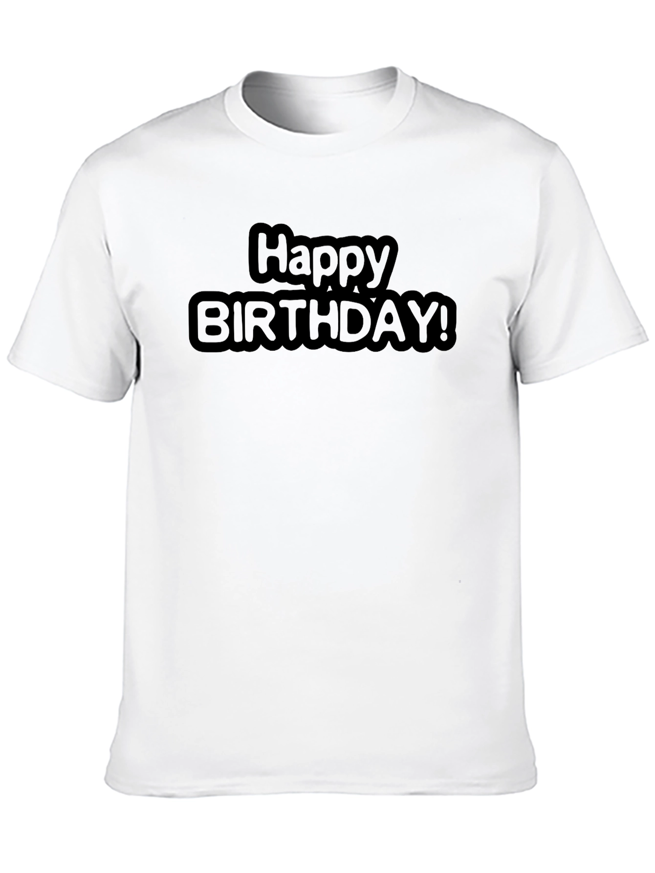 Happy Birthday Black T-Shirt