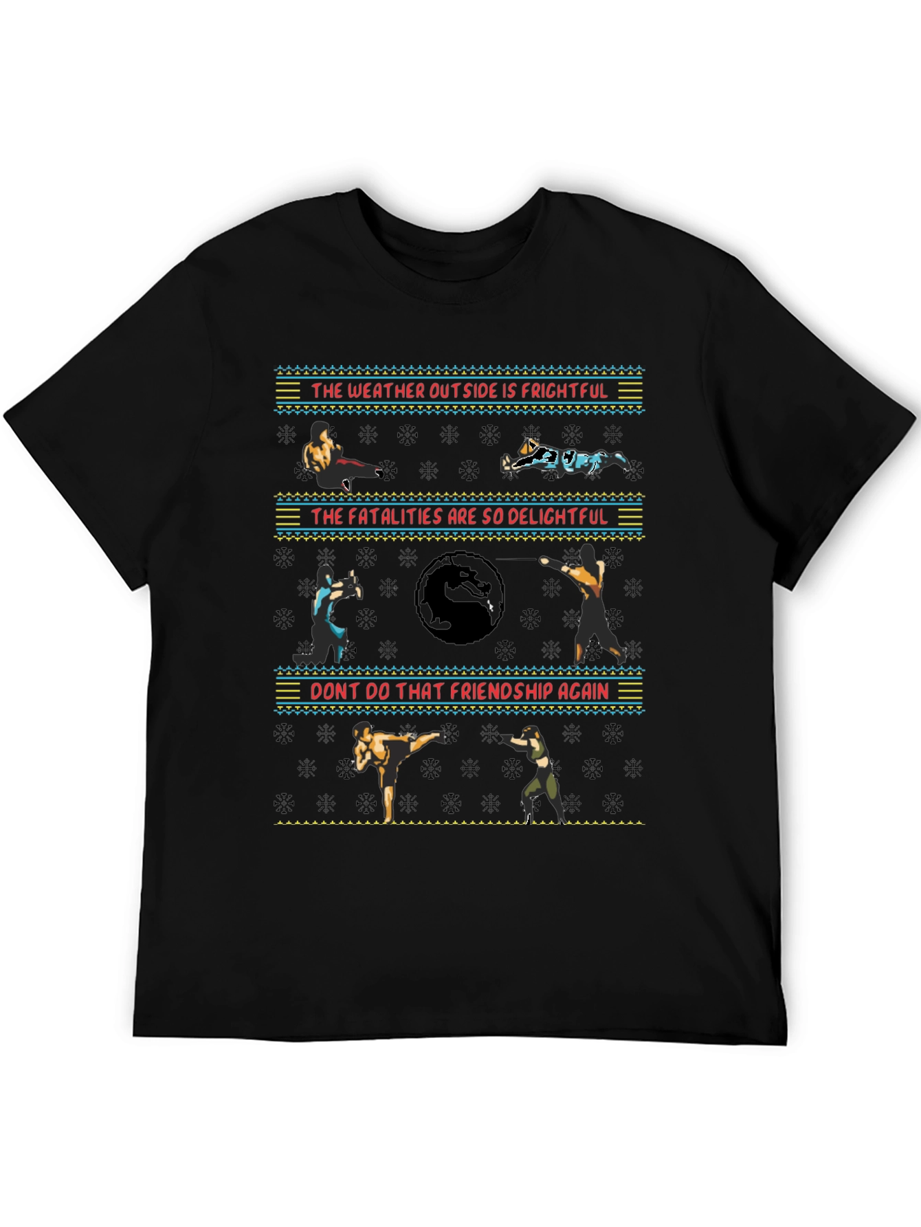 Mortal Kombat Christmas Sweater T-Shirt