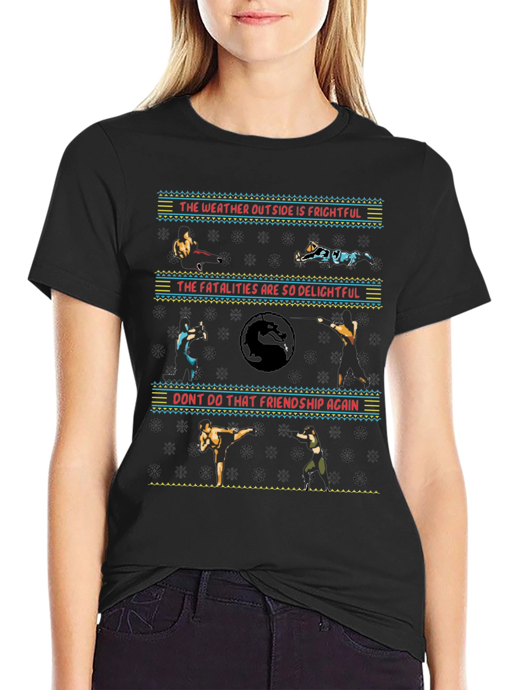 Mortal Kombat Christmas Sweater T-Shirt