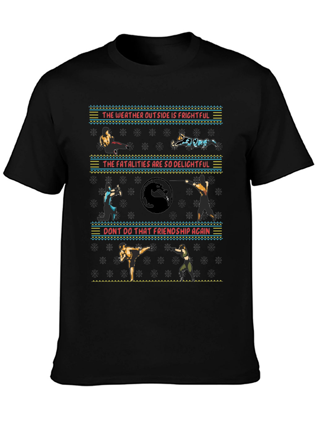 Mortal Kombat Christmas Sweater T-Shirt