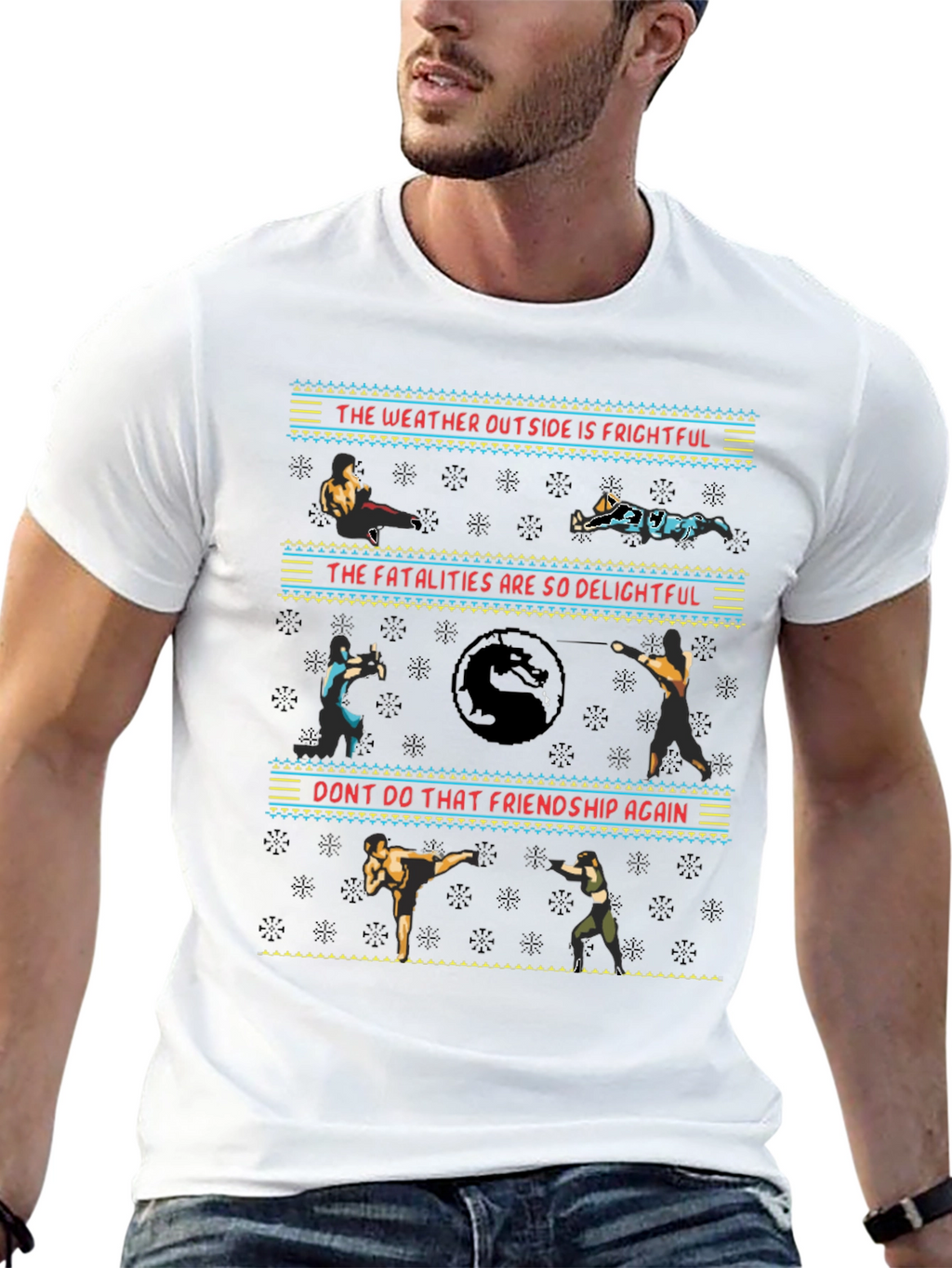 Mortal Kombat Christmas Sweater T-Shirt