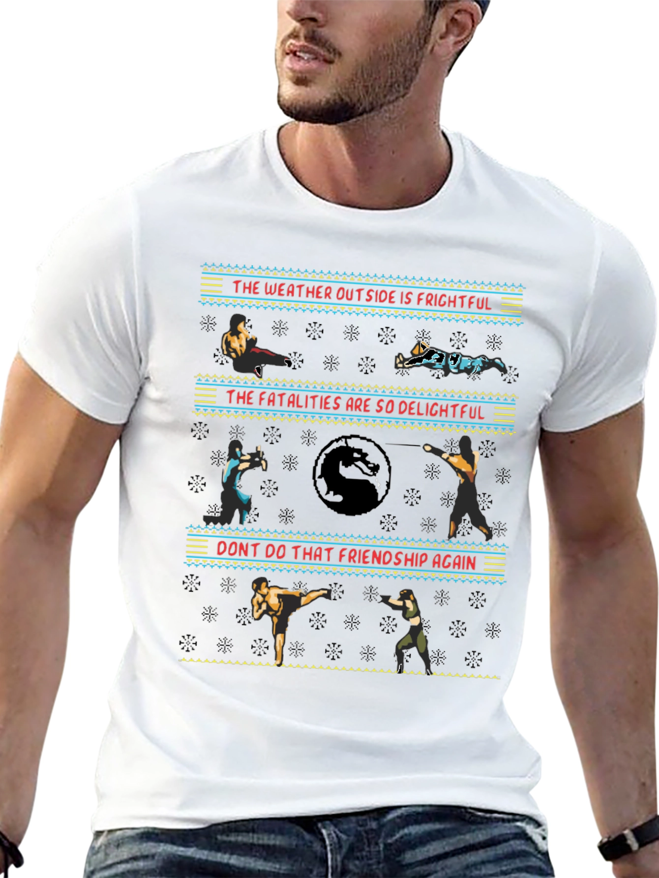 Mortal Kombat Christmas Sweater T-Shirt