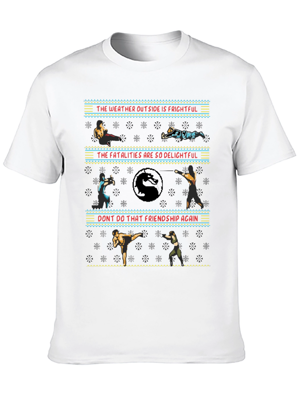 Mortal Kombat Christmas Sweater T-Shirt