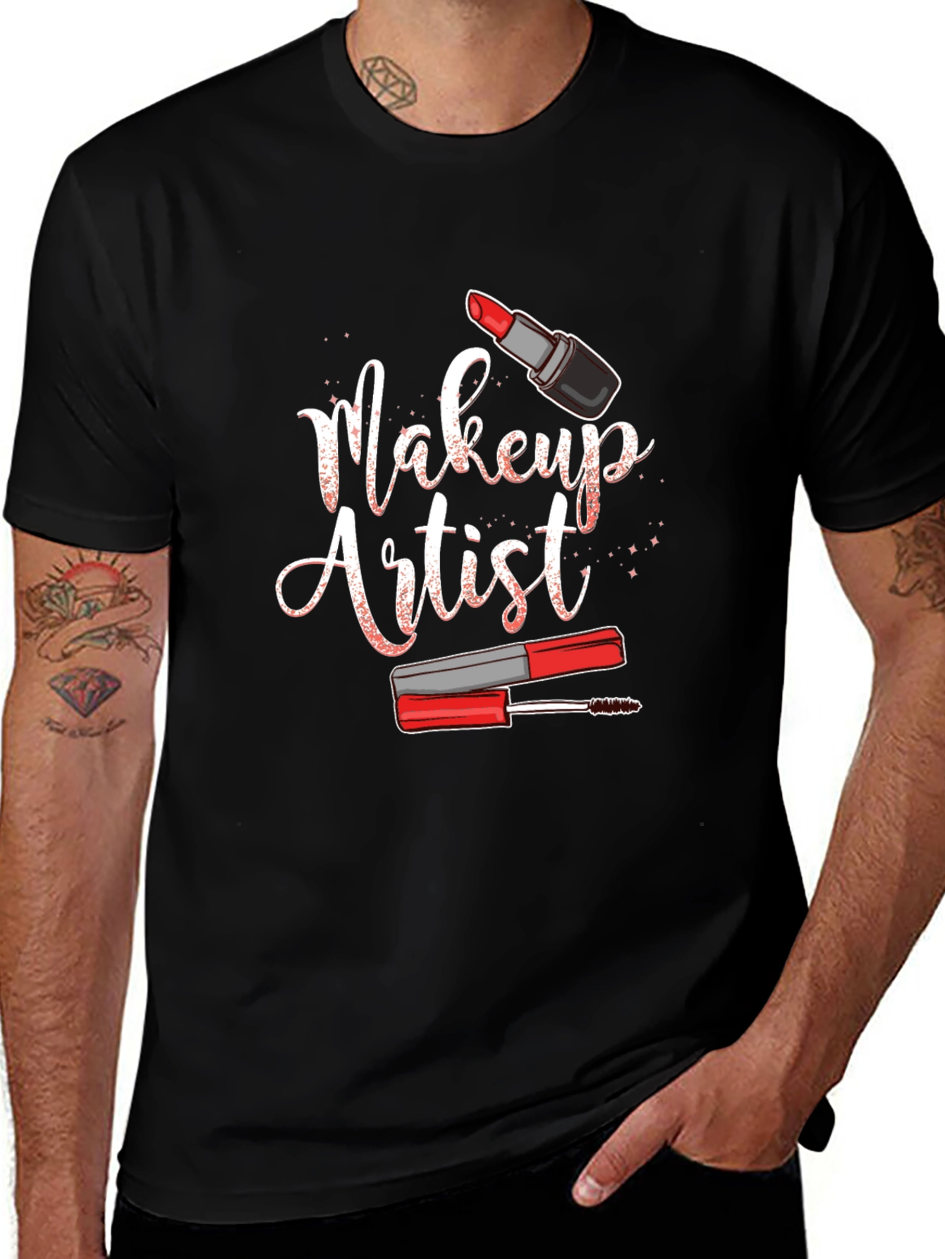 Makeup Artist T-Shirt: Stylish Graphic Tee for Beauty Pros