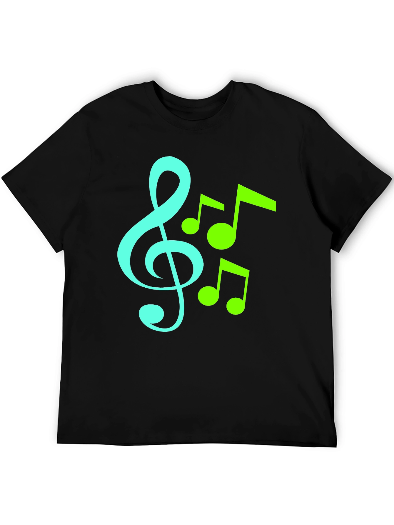 Musical Notes Graphic T-Shirt - Trendy Music Lover Tee