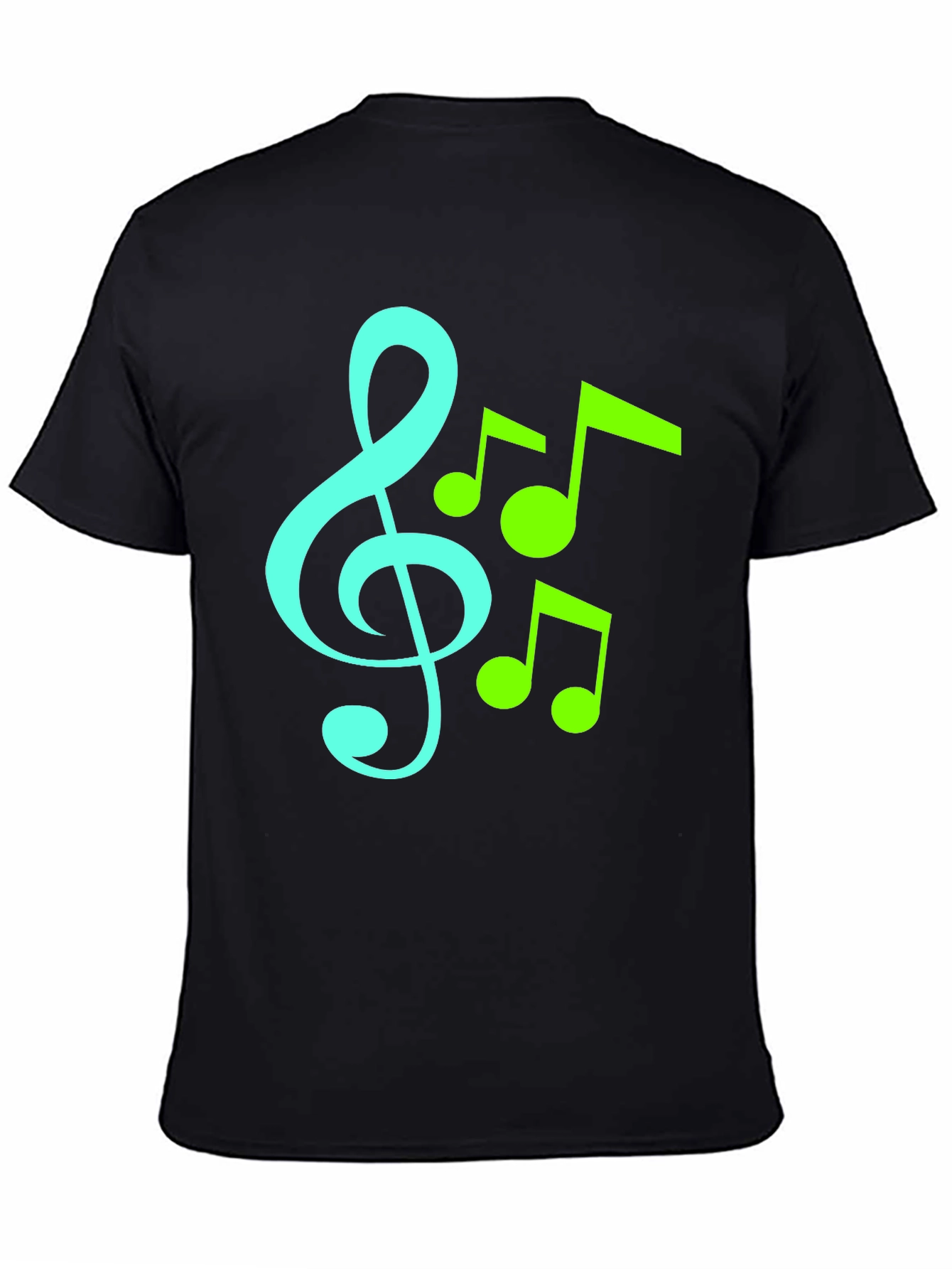 Musical Notes Graphic T-Shirt - Trendy Music Lover Tee