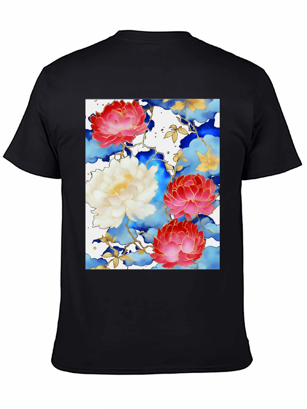 Floral Art Graphic Print Tee