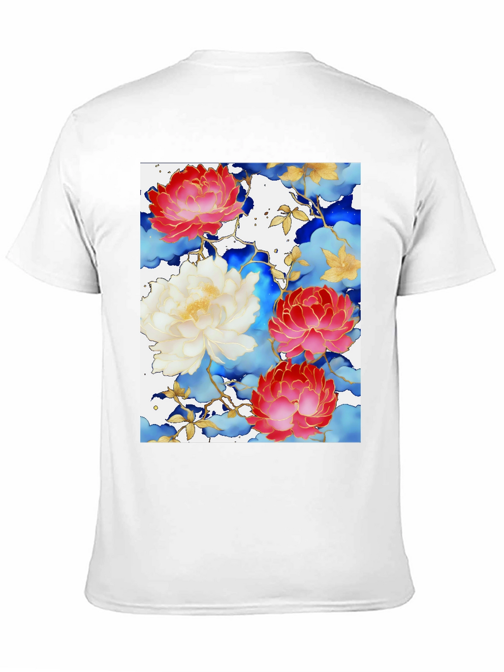 Floral Art Graphic Print Tee