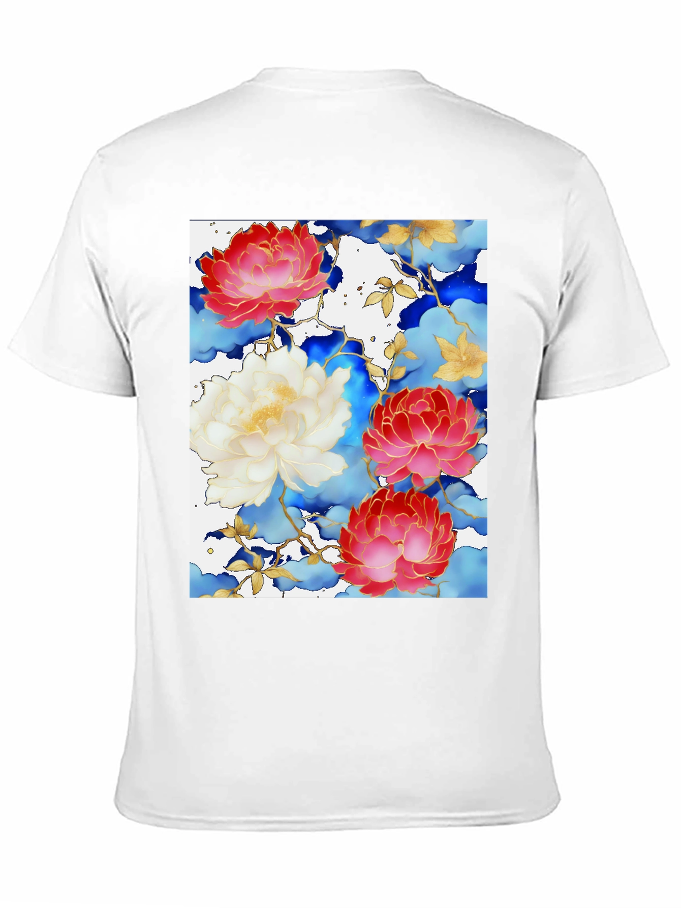 Floral Art Graphic Print Tee