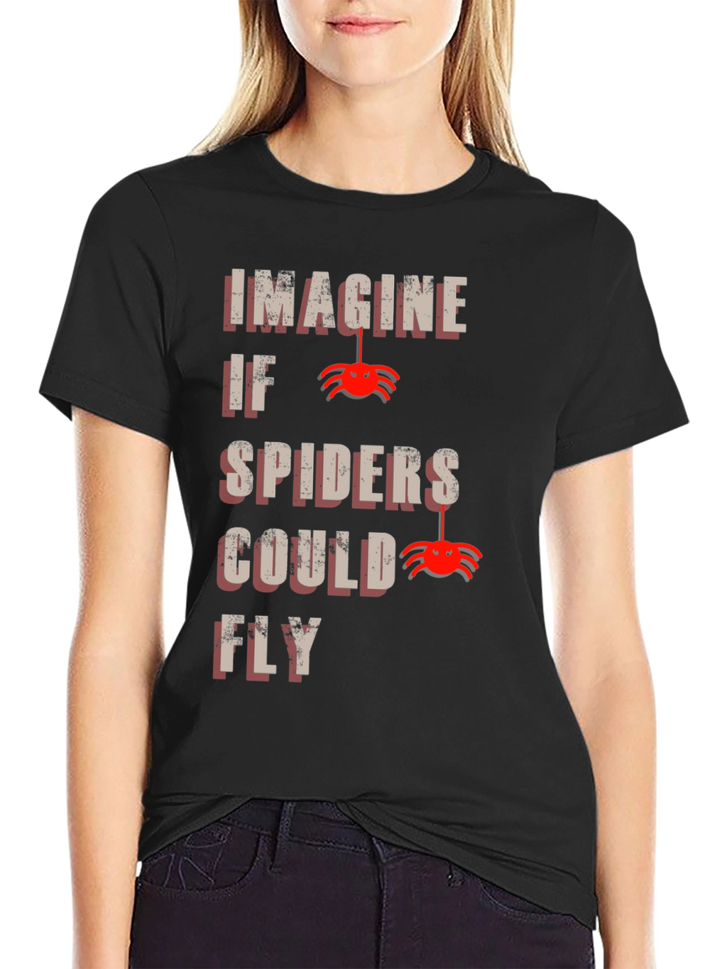 Imagine Spiders Could Fly T-Shirt