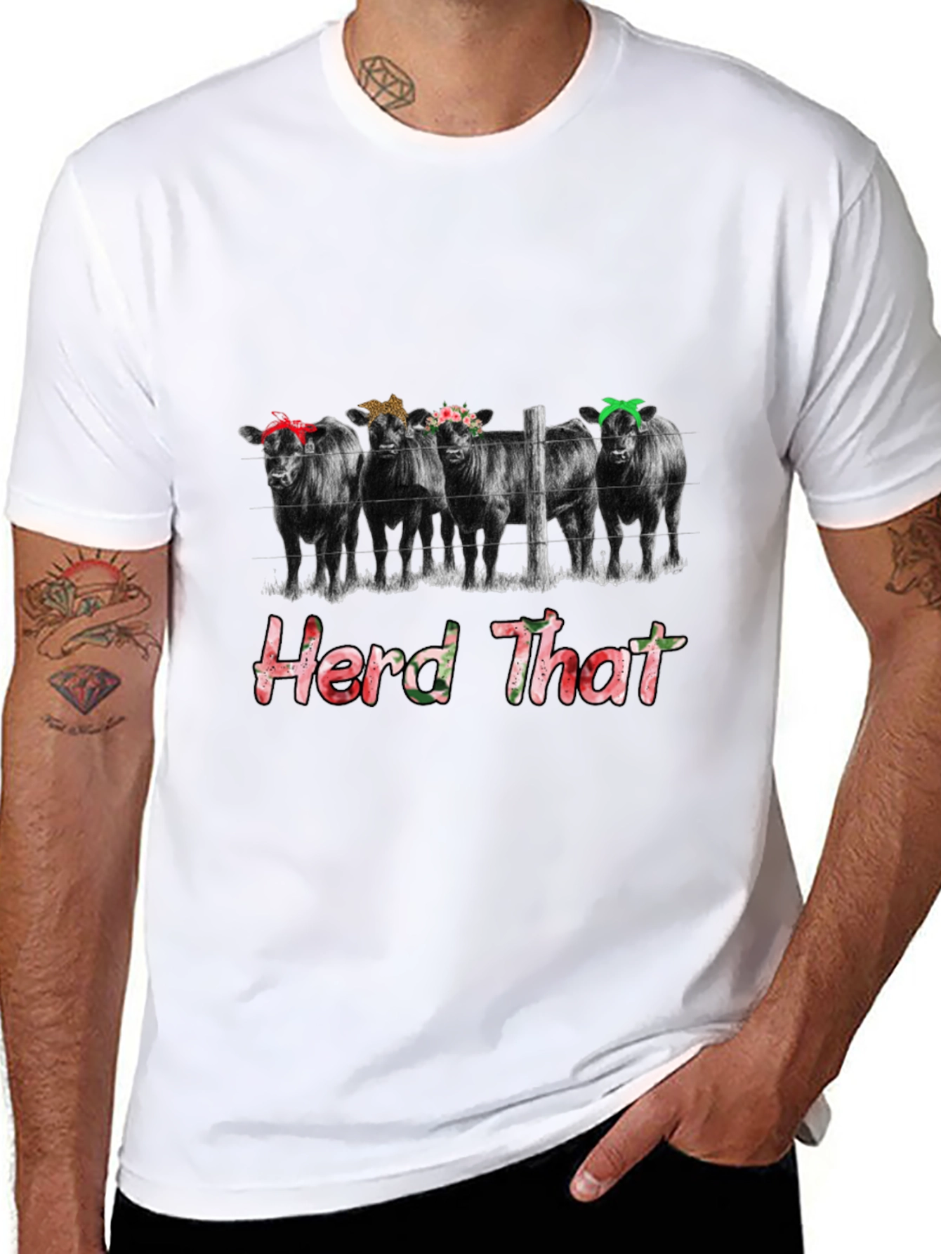 Herd That Cow Graphic Tee