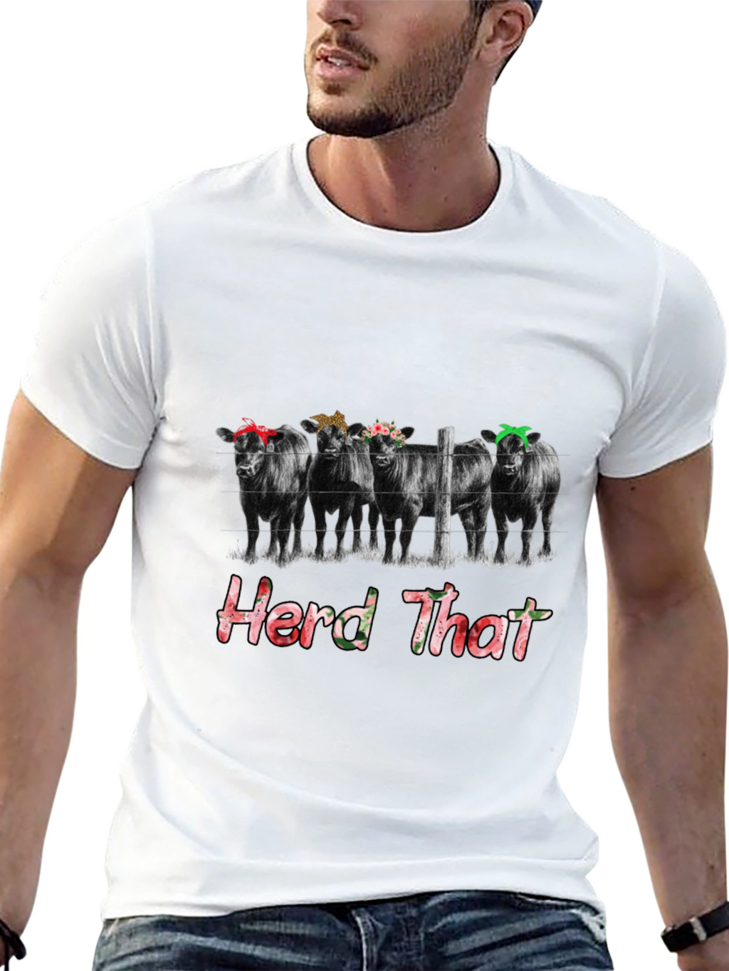 Herd That Cow Graphic Tee