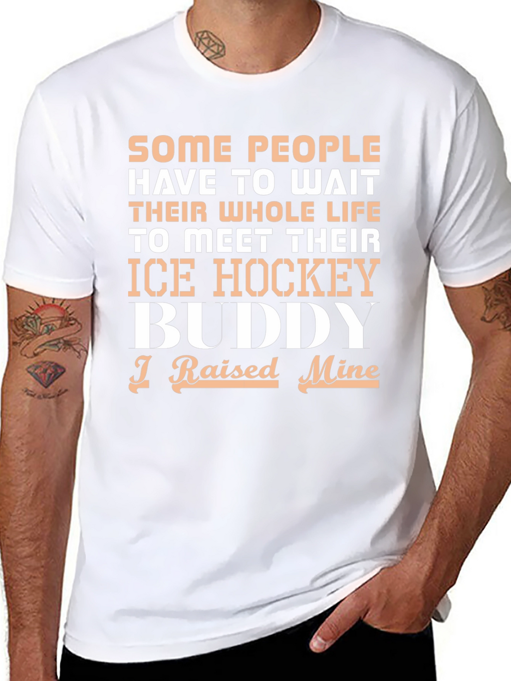 Ice Hockey Buddy T-Shirt - Raised Mine
