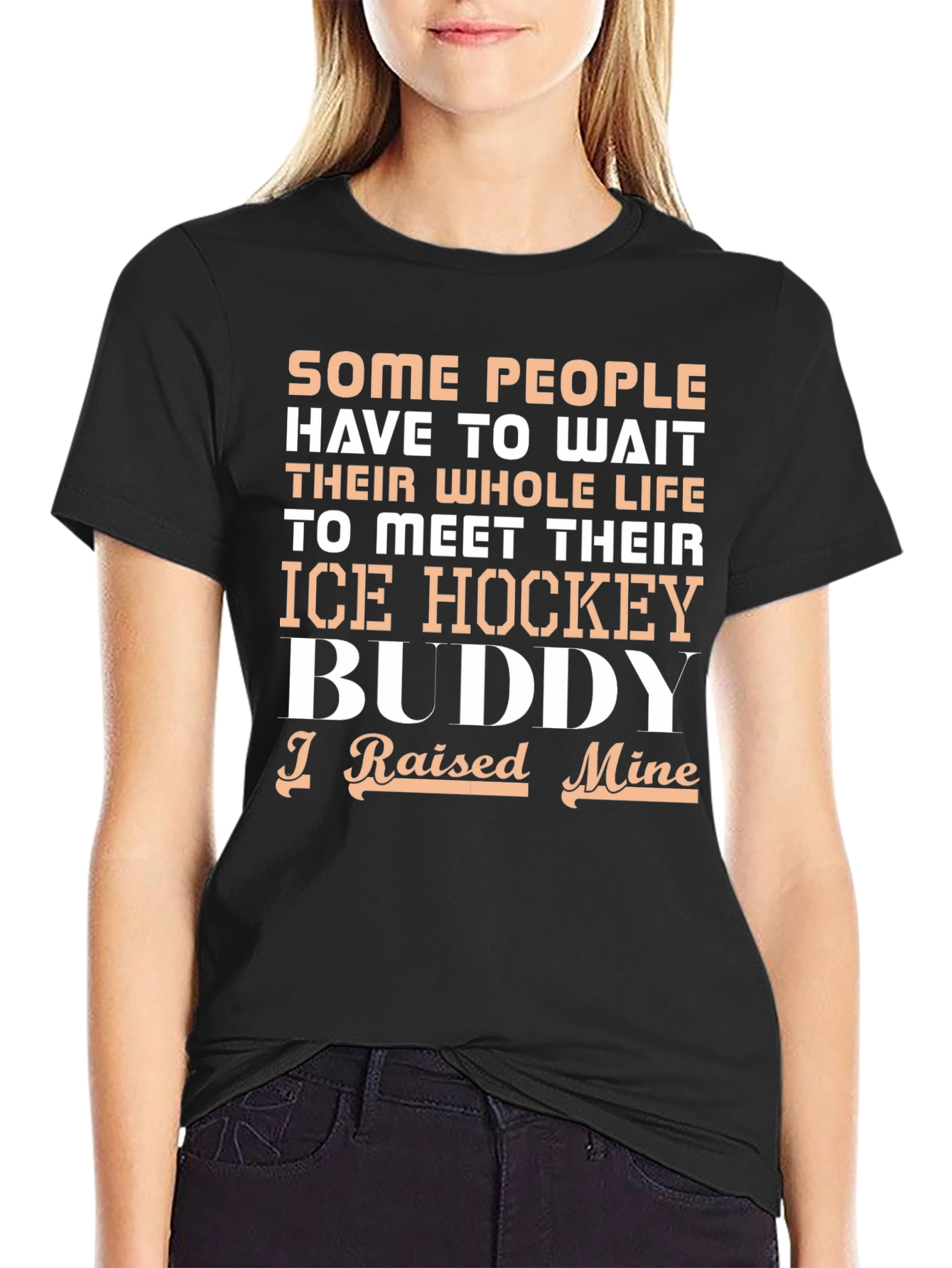 Ice Hockey Buddy T-Shirt - Raised Mine