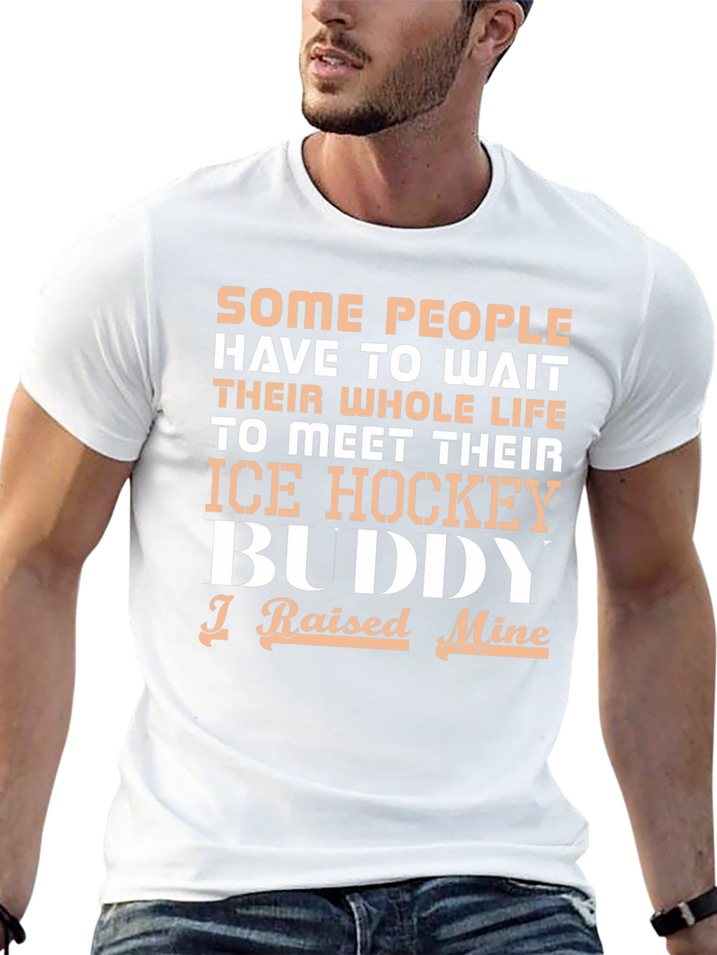 Ice Hockey Buddy T-Shirt - Raised Mine