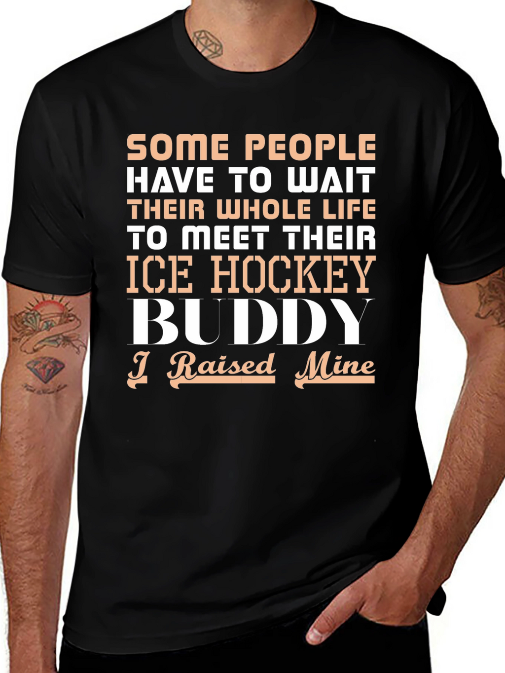 Ice Hockey Buddy T-Shirt - Raised Mine