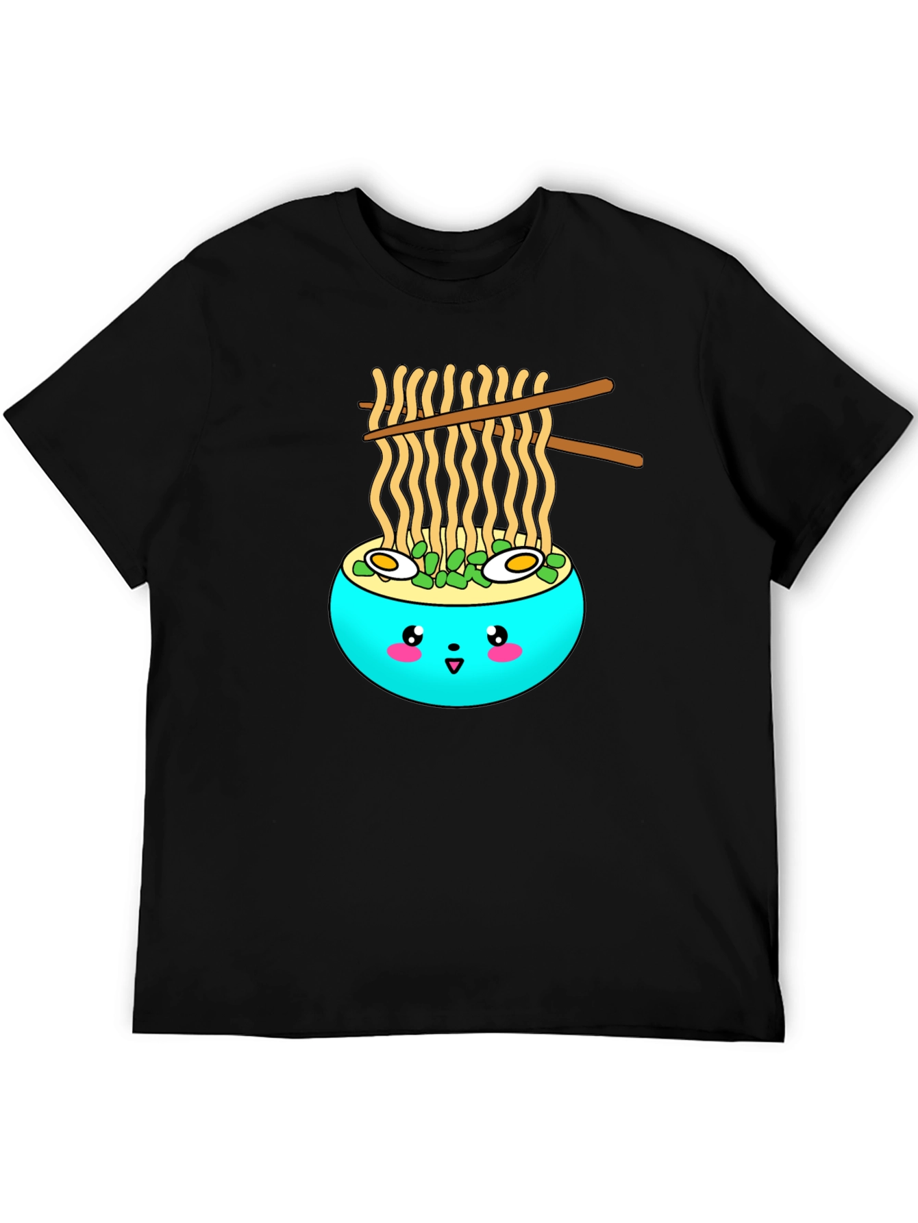 Kawaii Ramen T-Shirt - Cute Noodle Bowl Graphic Tee