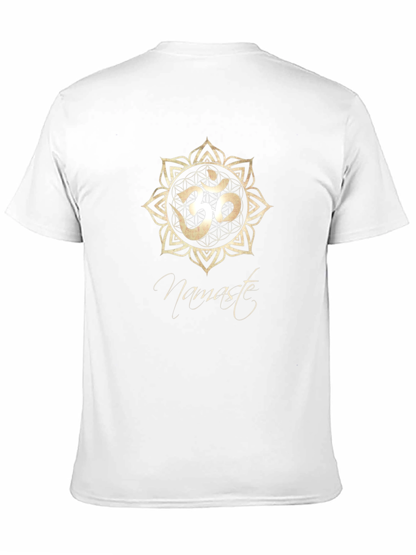 Namaste Om Symbol Black T-Shirt