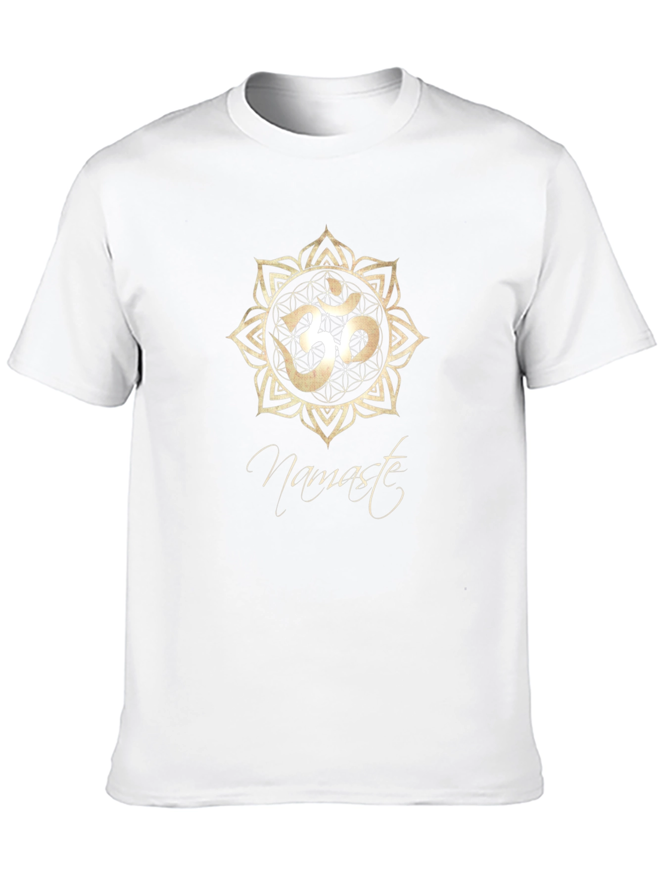 Namaste Om Symbol Black T-Shirt