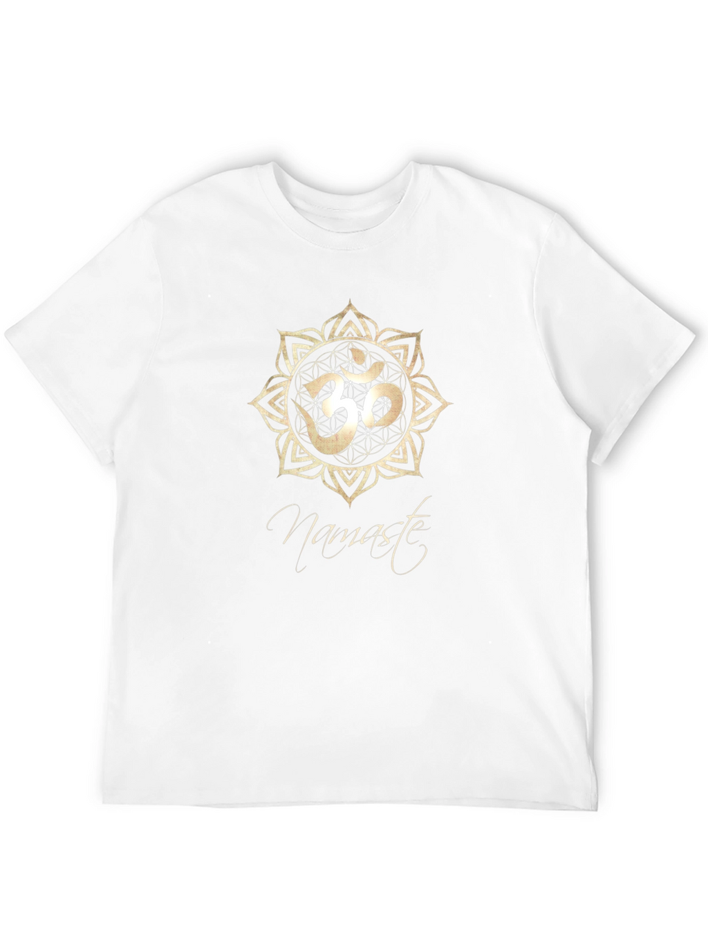 Namaste Om Symbol Black T-Shirt