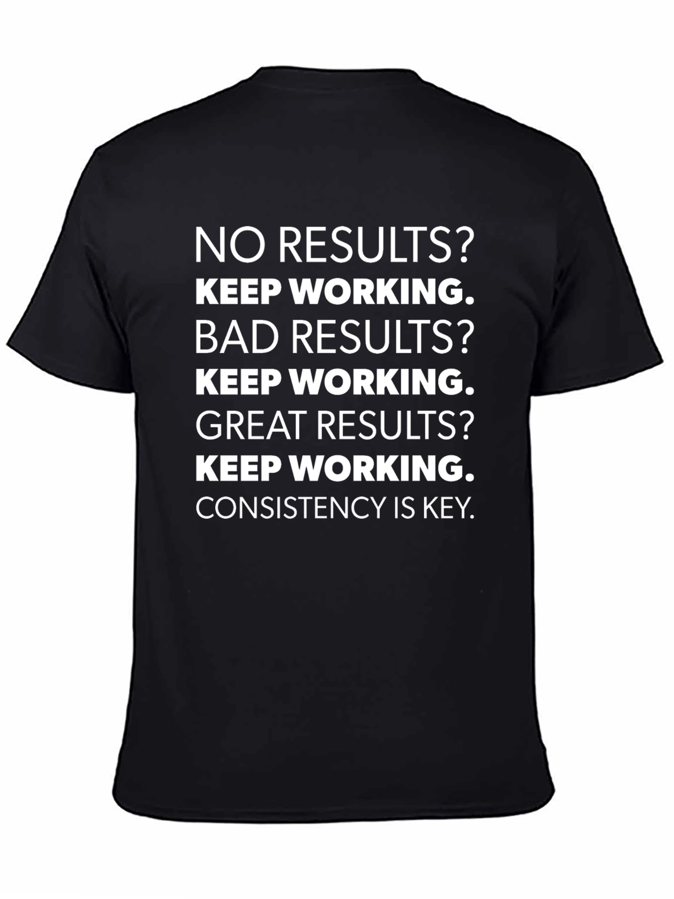 Motivational T-Shirt: Keep Working!